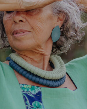 Collar de macramé maxi Trenza