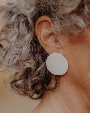 Pendientes de porcelana Círculo