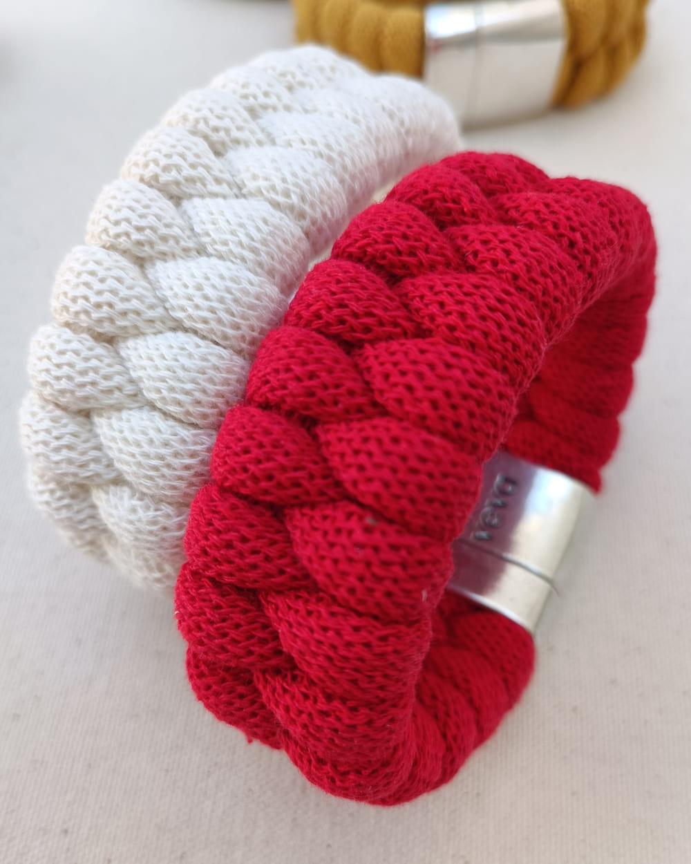 Pulsera de macramé Trenza maxi - Imagen 4