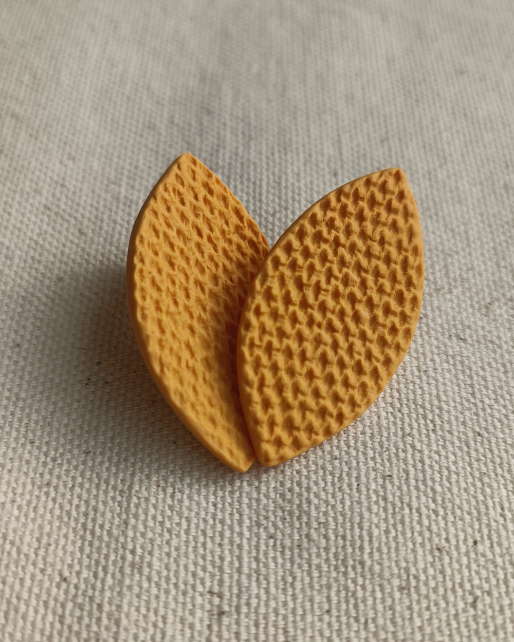 Pendientes de porcelana Hoja mini - Imagen 4