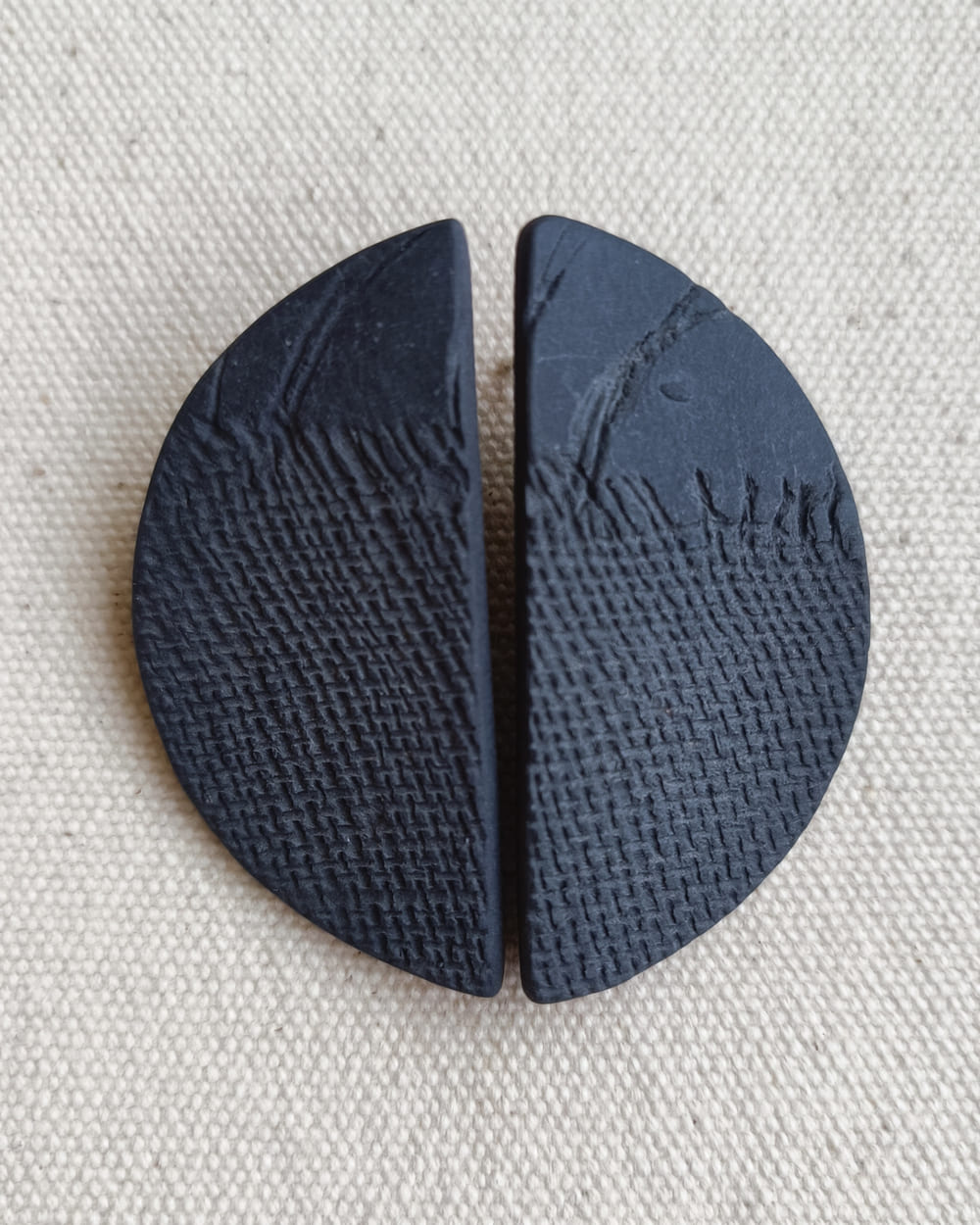 Pendientes de porcelana Luna mediana - Imagen 7