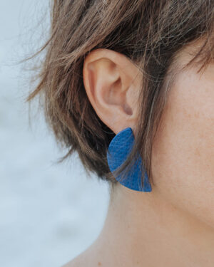 Pendientes de porcelana Luna mediana